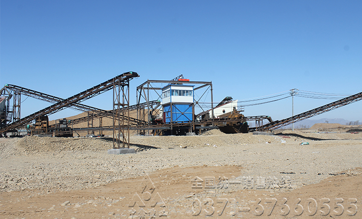 石料生产线现场