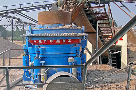 圆锥破碎机生产线